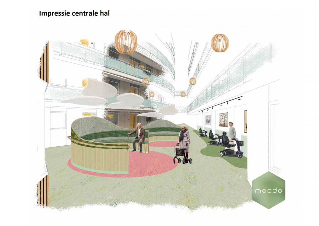 Impressie centrale hal