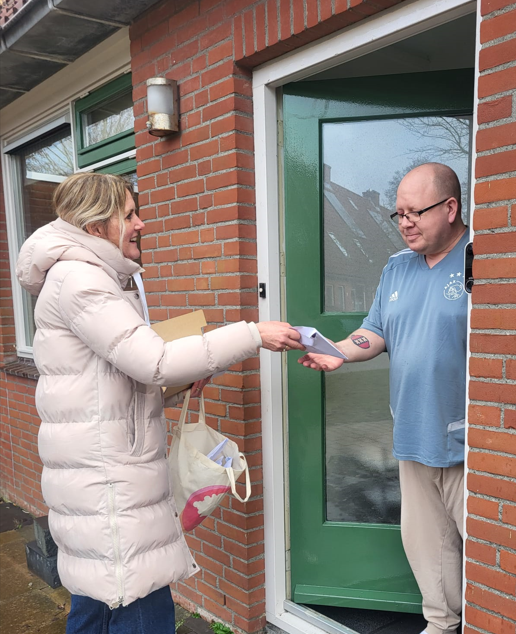 Bewoner ontvangt brievenbuspakketje