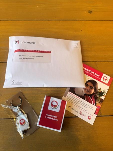 Bewoner ontvangt brievenbuspakketje GSM