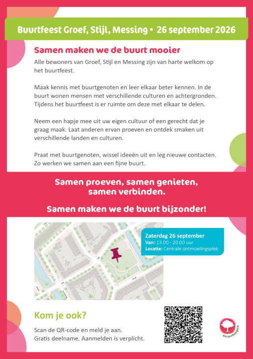 Achterkant flyer Buurtfeest GSM